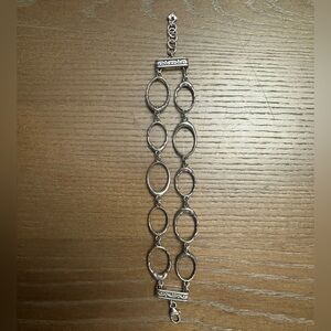 Brighton Silver Oval Link Bracelet - Women Jewelry